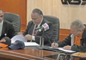 Firma del convenio Águilas del Zulia - URBE 96.3 FM